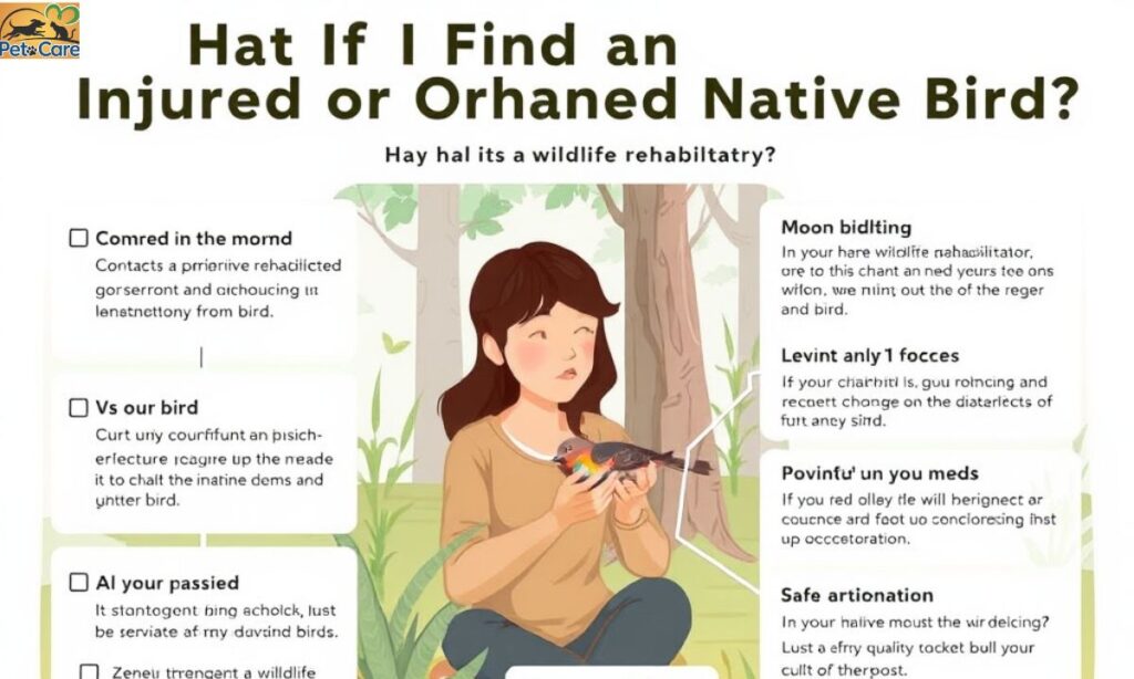 What If I Find an Injured or Orphaned Native Bird?