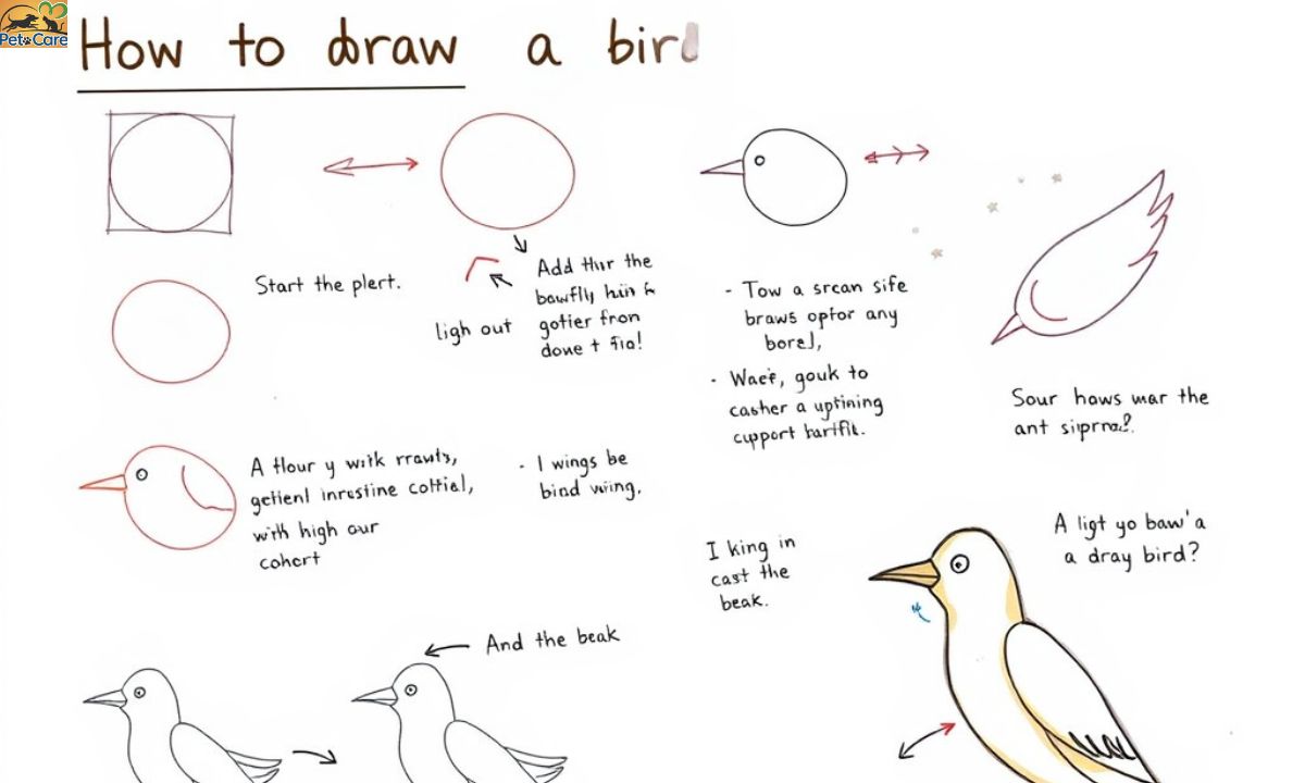 How to Draw a Bird Step by Step