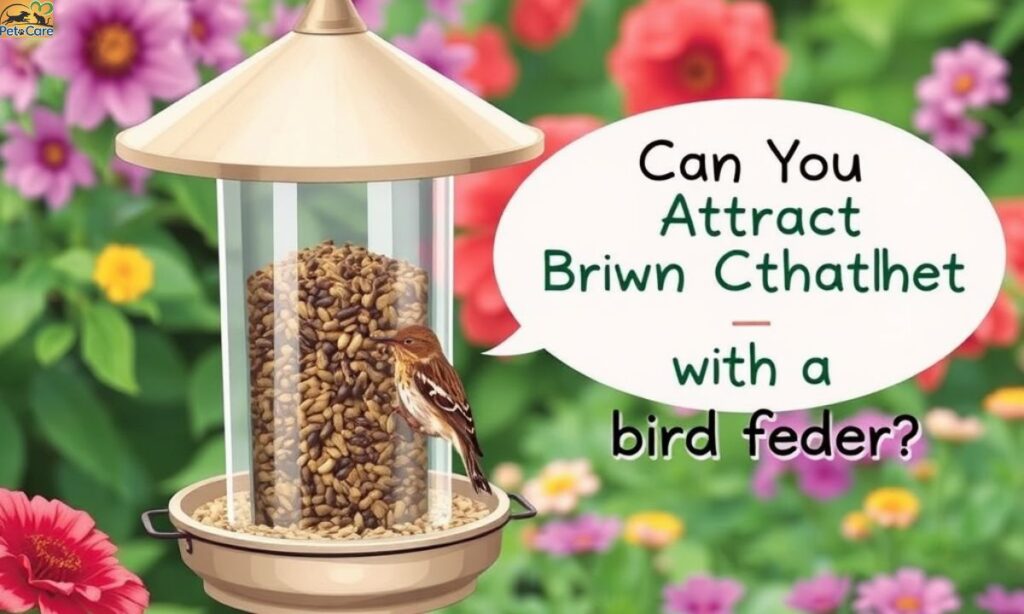 Can You Attract Brown Thrashers with a Bird Feeder?