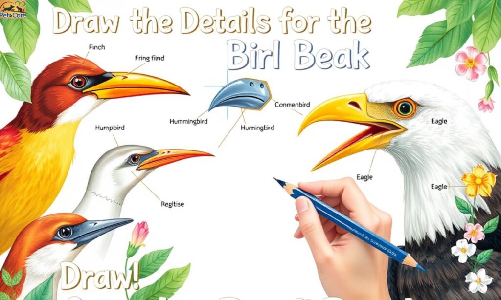 Draw the Details for the Bird’s Beak