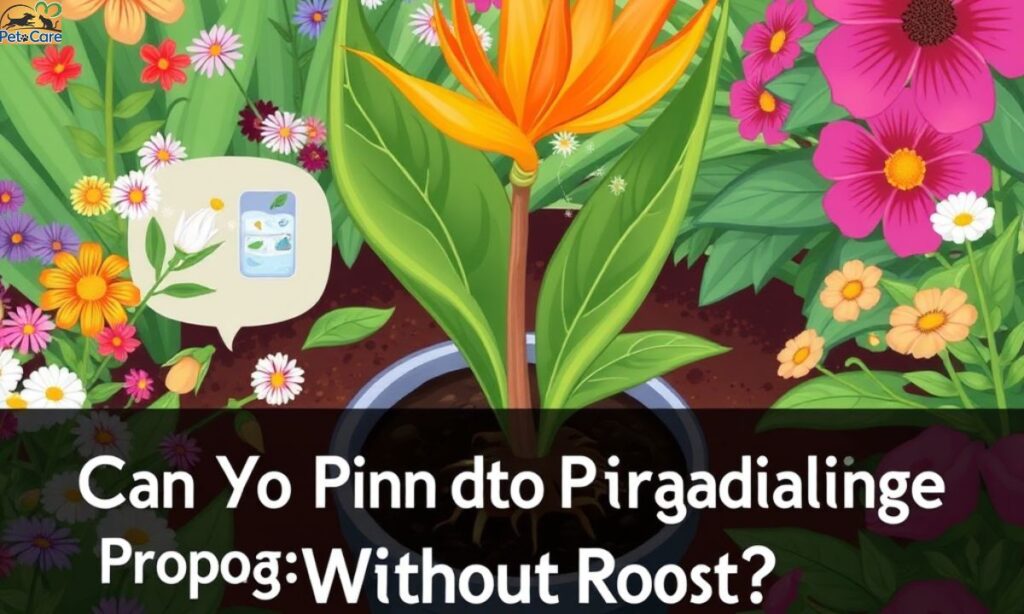 Can You Plant Propagating Bird of Paradise Without Roots?