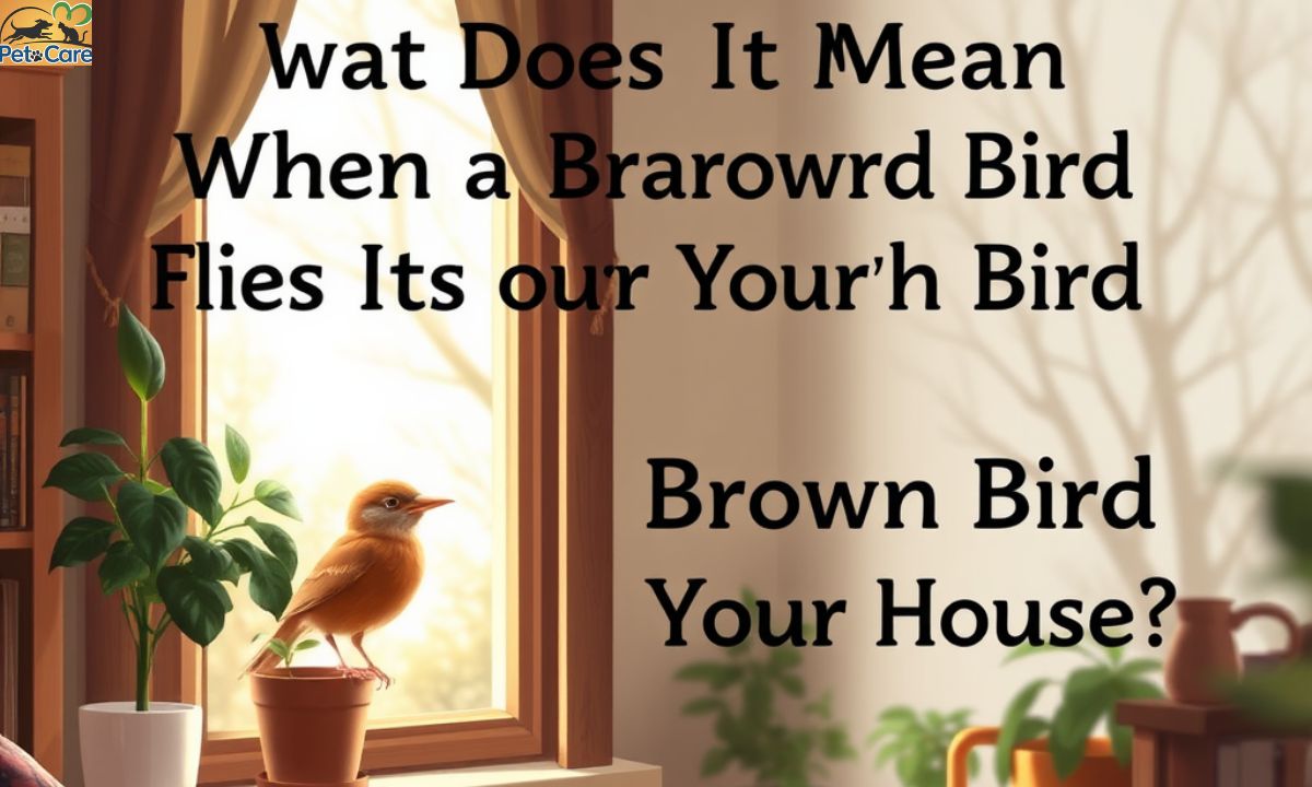 What Does It Mean When a Brown Bird Flies Into Your House?