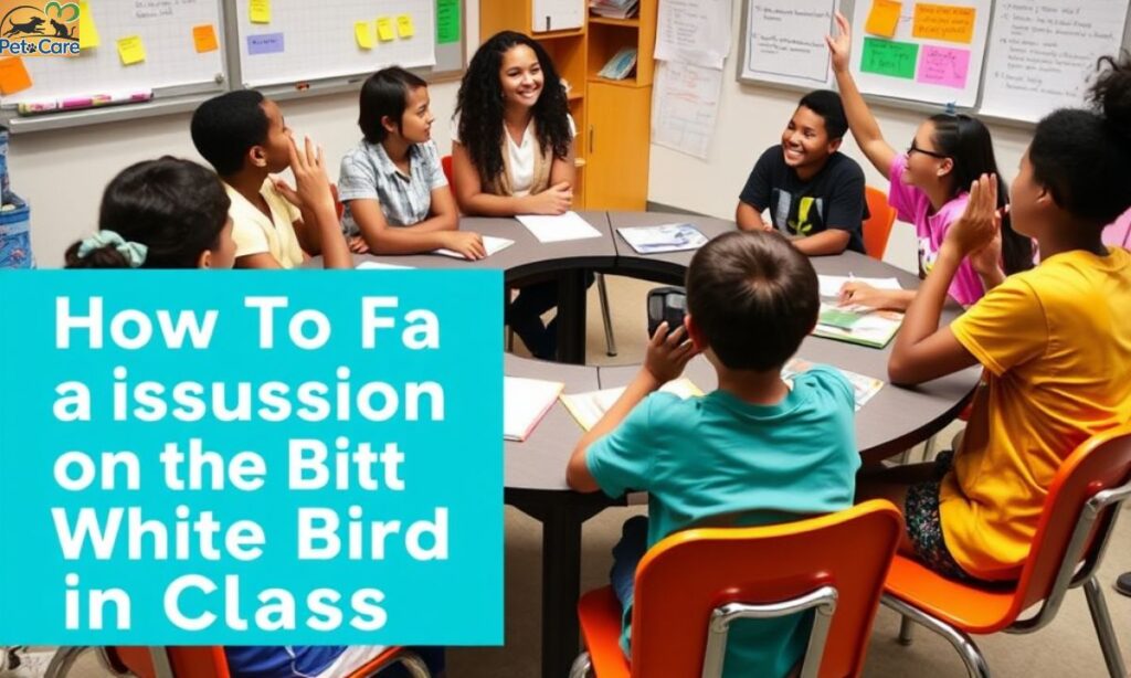 How To Facilitate a Discussion on White Bird by R.J. Palacio in Class